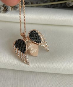 Melek Kanatlı Kolye 925 Ayar Gümüş